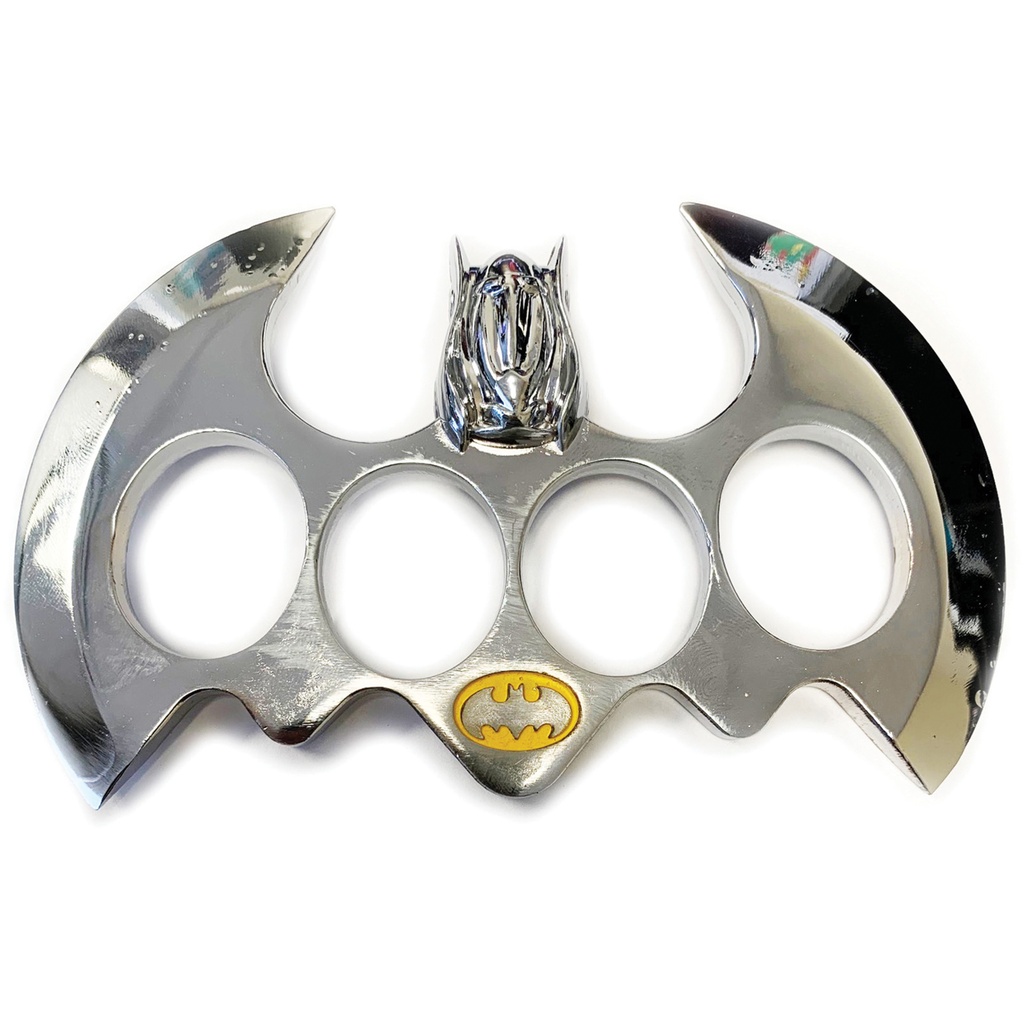 Vigilante Batwing Dual-Edge Knuckle Knife - Chrome Steel