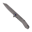 Iridescent Pivot Precision Wharncliffe Assisted Knife - TiNi Gray