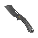 Midnight Tanto Rapid-Assist Pocket Knife - Black Steel