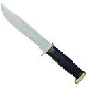 Outland Guide Fixed Blade Hunting Knife - Matte Steel