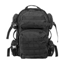 Stealth Grid Modular Tactical Backpack - Midnight Black
