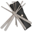 Pocket Apprentice Precision Lock Pick Set - Black Faux Leather