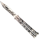 Dragonfire Flow Tanto Butterfly Knife - Matte Steel