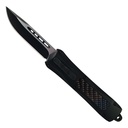 Frontline Weave Clip-Point OTF Knife - Carbon Fiber