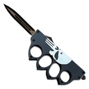 Skullguard Knuckle-Frame OTF Trench Knife - Matte Black