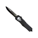 Covert Punisher Single-Action OTF Knife - Black Aluminum
