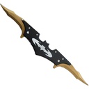 Nightwing Twin-Edge Spring-Assisted Knife - Gold Blades