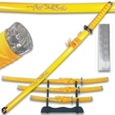 Carved Dragon Sword Set - Gold