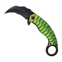 Neon Talon Rapid-Deploy Spring Assisted Knife - Green Aluminum
